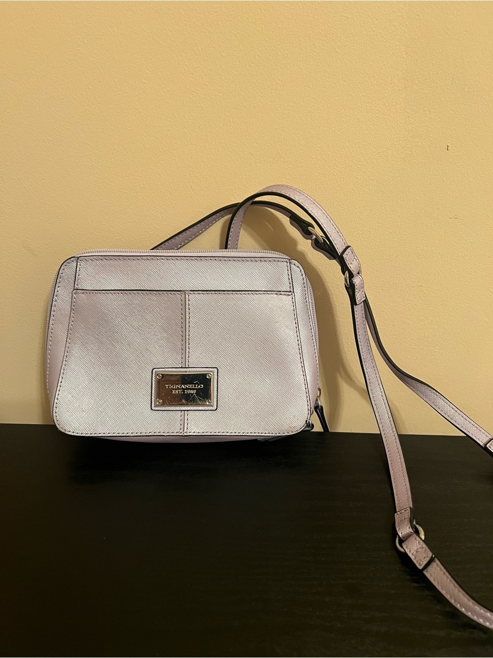 Tignanello Bella Belt Bag Crossbody Handbag Lavender w RFID NWOT